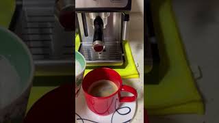 How to Make My Coffee Latte Using DeLonghi Espresso Machine coffee espresso latte coffeelatte [upl. by Raval]