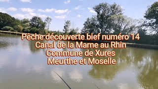 Bief n°14 canal Marne au Rhin commune Xures 54 [upl. by Ahsilrak415]