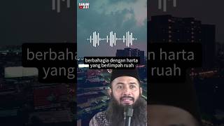 BAHAGIA DI UKUR DARI HARTA ustadzsyafiqrizabasalamah kajiansunnah harta ujianhidup uang [upl. by Asa]