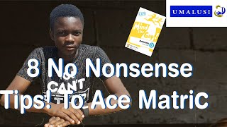 Matric Study Tips  No NONSENSE Guide To Passing Matric With Distinctions [upl. by Samid]