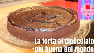 La torta al cioccolato più buona del mondo cremosa e morbida Mississippi Mud Pie [upl. by Annaihr]