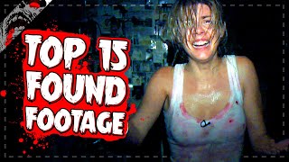 TOP 15 Melhores Filmes de Terror FOUND FOOTAGE 📹 [upl. by Asirram]