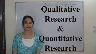 Qualitative Research and Quantitative Research [upl. by Lanoil696]