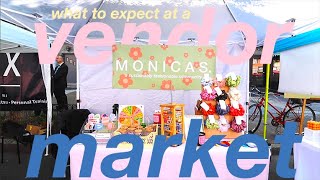 what to expect at a vendor market  arts amp music festival craft fair small business owner vlog [upl. by Nitsrek]