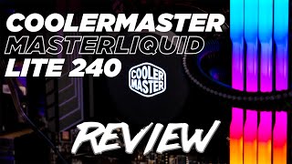 Best AIO Cooler for the price  CoolerMaster MasterLiquid Lite 240 Review [upl. by Maje]