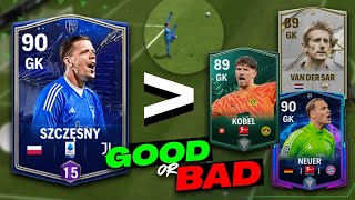 SZCZESNY IS A BEAST BETTER THAN ALL GKs  SZCZESNY H2H GAMEPLAY amp REVIEW  EA FC MOBILE 24 [upl. by Ladin]