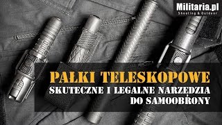 Pałka teleskopowa – legalność użycie test wytrzymałości  MIlitariapl [upl. by Lyckman518]