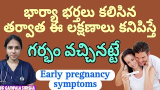 Early pregnancy symptoms  implantation  gynaecologist  Dr Gampala Sirisha [upl. by Ydollem806]