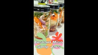 INSTANT MISO SOUP JARS [upl. by Witty902]