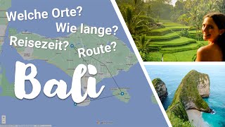 BALI URLAUB  Reiseroute amp Tipps für eine geniale Rundreise [upl. by Ojimmas]