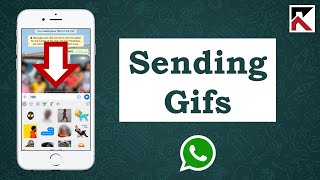 How To Send Gif On WhatsApp iPhone [upl. by Willner]