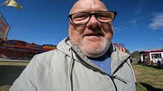 GX010301 Edward Danters funfair Gabalfa park Cardiff 1 time vlog 2024 [upl. by Ilrebmik]