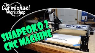 Inventables Shapeoko 2 CNC Machine  Assembly and First Project [upl. by Assirram416]