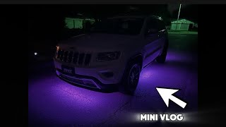 UNDER GLOW LIGHTS ON MY JEEP [upl. by Nosde492]