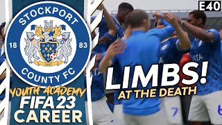 TOTAL CARNAGE IN TWO MATCHES  FIFA 23 YOUTH ACADEMY CAREER MODE  STOCKPORT EP 40 [upl. by Suivatal]