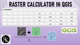 Raster Calculator using multiple raster qgis qgis3 qgistutorial qgistutorials raster [upl. by Noami]