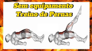 Exercícios para pernas em casa que não precisam de equipamentos [upl. by Llerrud]