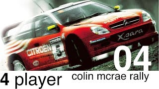 4 Player Colin McRae Rally 04 [upl. by Eanyl570]