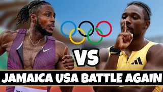 Noah Lyles vs Kishane Thompson 100m  Paris Olympics  Track And Field 2024 [upl. by Irot]