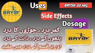 How To Use Brysk 20 Mg  Piroxicam Beta Cyclodextrin  Best Pain Killer  Side Effects [upl. by Aurthur582]