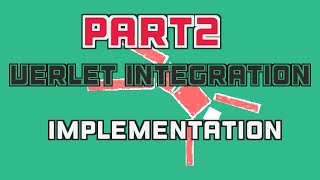 Verlet Integration implementation part 2Implementing single point motion python pygame [upl. by Akirahs]