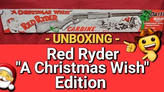 Red Ryder 2023 A Christmas Wish Unboxing [upl. by Miquela]