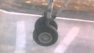 airplane landing  wheel touching ground [upl. by Oicnerual]