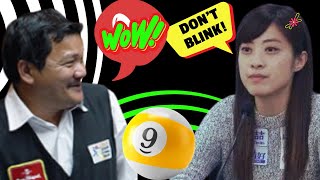 🎯WHEN A BEAUTIFUL amp DANGEROUS Pool Player Gave EFREN BATA REYES A TOUGH FIGHT [upl. by Hutchings]