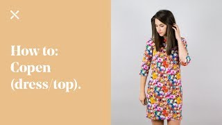 How To Copen Shift Dress  Top Beginners Dressmaking [upl. by Eimmat129]