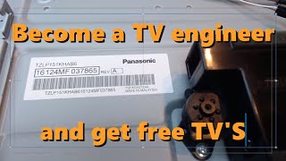 FREE  Panasonic 49 inch smart TVlets fix it for profit £££££ [upl. by Selle]