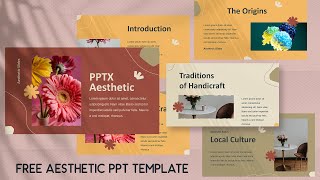 Aesthetic Free PPT Template Download  Powerpoint Templates Free Download [upl. by Pass]