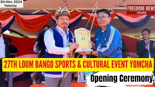 27th LOUM BANGO SPORTS amp CULTURAL EVENTS 2024 Opening Ceremony  FNA [upl. by Noret]