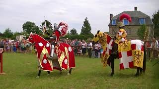 Les Médiévales de Thiétreville  Tournoi de chevalerie [upl. by Ogdon513]