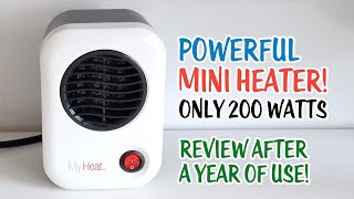 Lasko My Heat 200w Mini Heater Review BEST Small Greenhouse Heater [upl. by Pump]