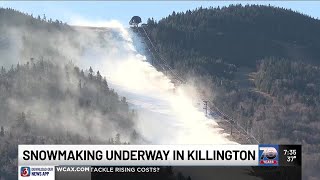 Resorts fire up snowmaking machines [upl. by Aikemaj865]