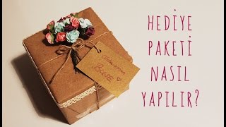 Hediye Paketi Nasıl Yapılır  Hediye Paketi Süsleme [upl. by Adnah]