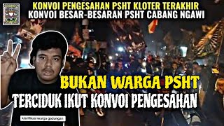 BUKAN WARGA PSHT IKUT KONVOI PENGESAHAN PSHT psht pshtpusatmadiun pengesahan [upl. by Yelrihs]