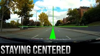 How to Stay Centered in Your Lane  Driving Tips [upl. by Nyleak]