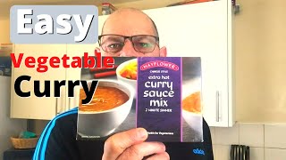 Easy Vegetable Curry Mayflower Curry sauce mix BampM [upl. by Asehr]