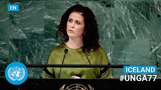 🇮🇸 Iceland  Foreign Minister Addresses United Nations General Debate English  UNGA [upl. by Donnie]