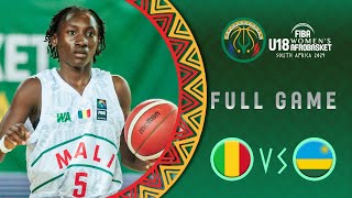 QuarterFinals  Mali v Rwanda  Full Basketball Game  FIBA U18 Womens AfroBasket 2024 [upl. by Yeldahc]