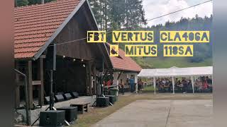 FBT Vertus CLA 406a amp FBT Mitus 118sa live outdoor event 2022 [upl. by Cornela967]