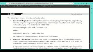 Security Analysis Part 3  Financial Management  CS Exec amp CMA Inter  Dec 2024 [upl. by Donelle4]