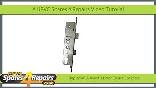 Replacing a Avantis Upvc Door Lockcase [upl. by Shanon439]