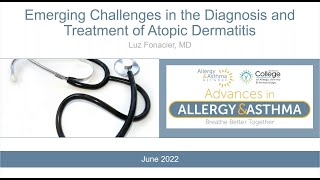 New Treatments in Atopic Dermatitis [upl. by Zima]