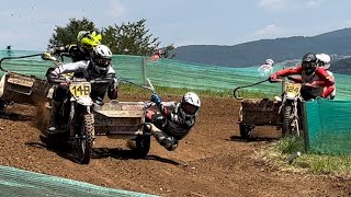 Motocross Seitenwagen WM Straßbessenbach 2024 Lauf 1 [upl. by Rama]