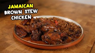 EASIEST Jamaican Brown Stew Chicken recipe  ABSOLUTELY DELICIOUS [upl. by Irac]