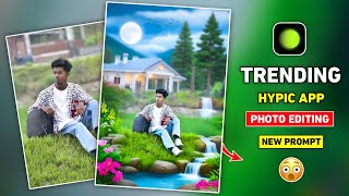 Hypic app trending photo editing prompt  Hypic app background change  Hypic photo editing prompt [upl. by Kcirtapnhoj277]