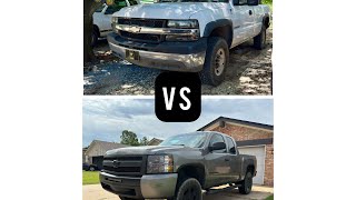 🇺🇸 09 Silverado 1500 VS 02 Silverado 2500HD Start Up 🇺🇸 itsheze chevysilverado silverado [upl. by Knoll]