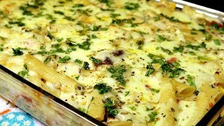 MACARRÃO COM SARDINHA CREMOSO GRATINADO NO FORNO [upl. by Thorfinn252]